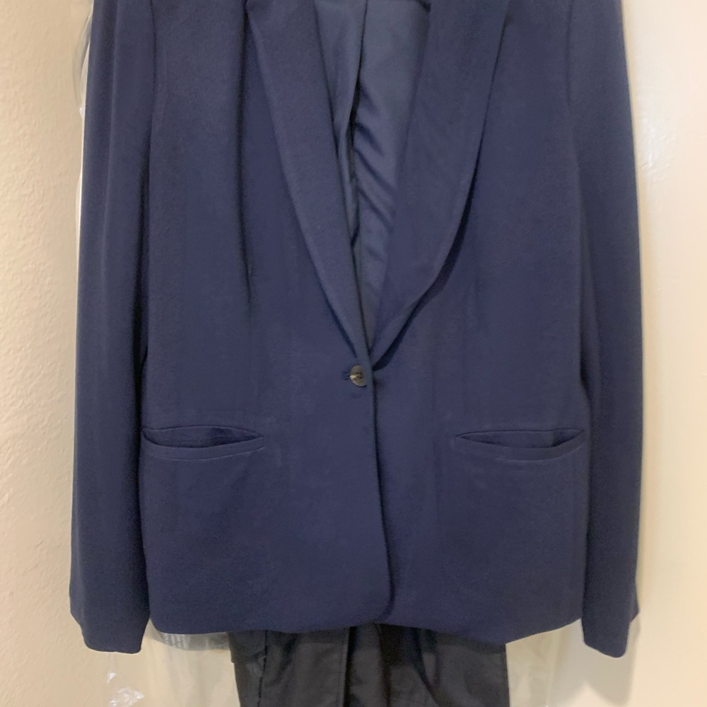 Old Navy Ponte Blazer- Navy Blue- LG